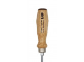 Отвертка Felo с деревянной рукояткой ударная SL 4,5Х0,8