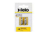 Бита крестовая Felo PZ 1X25, серия Industrial, 2 шт в блистере