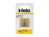 Бита крестовая Felo PH 1X25, серия Industrial, 2 шт в блистере