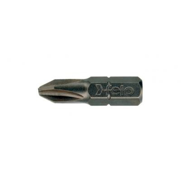 Бита крестовая Felo PH 1X25, серия Industrial, 2 шт в блистере