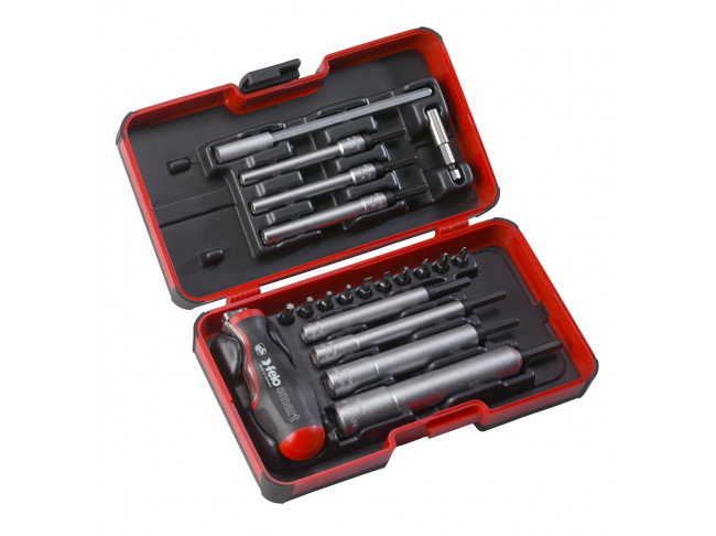 SL/PH/Tx/PZ и головок M-TEC c рукояткой SMART в кейсе, 20 шт  06082006 в фирменном магазине FELO